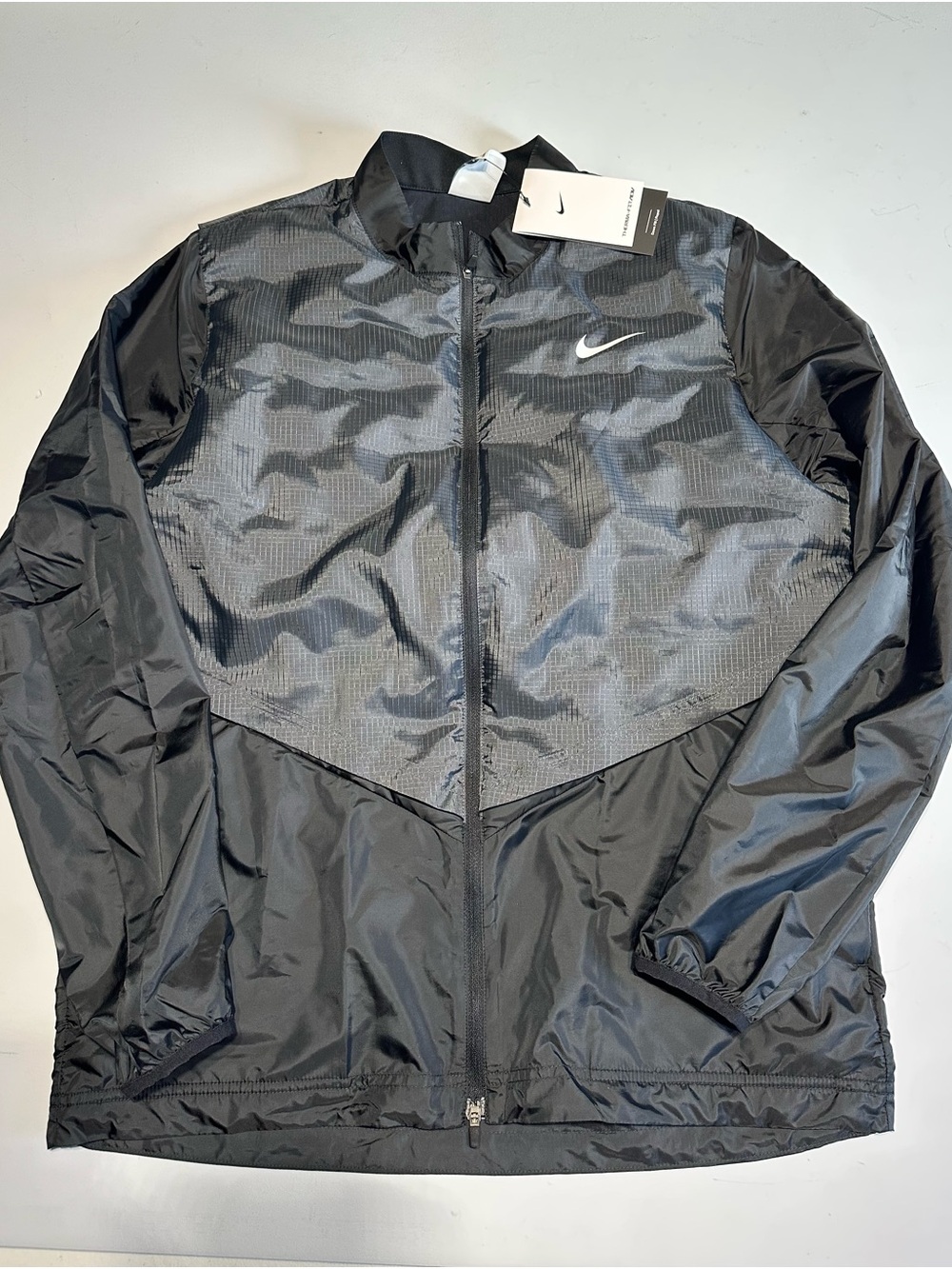 Nike Therma-FIT Down Repel Zip Golf Black Jacket FQ0443 010 Men’s M NWT $250